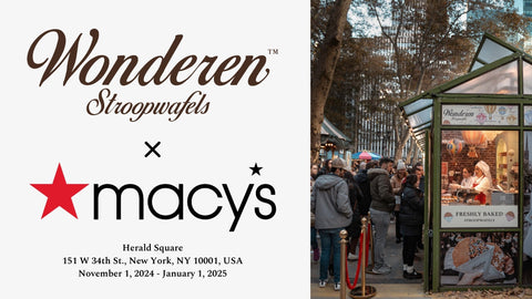 Wonderen Stroopwafels Holiday Pop-Up at Macy’s Herald Square New York